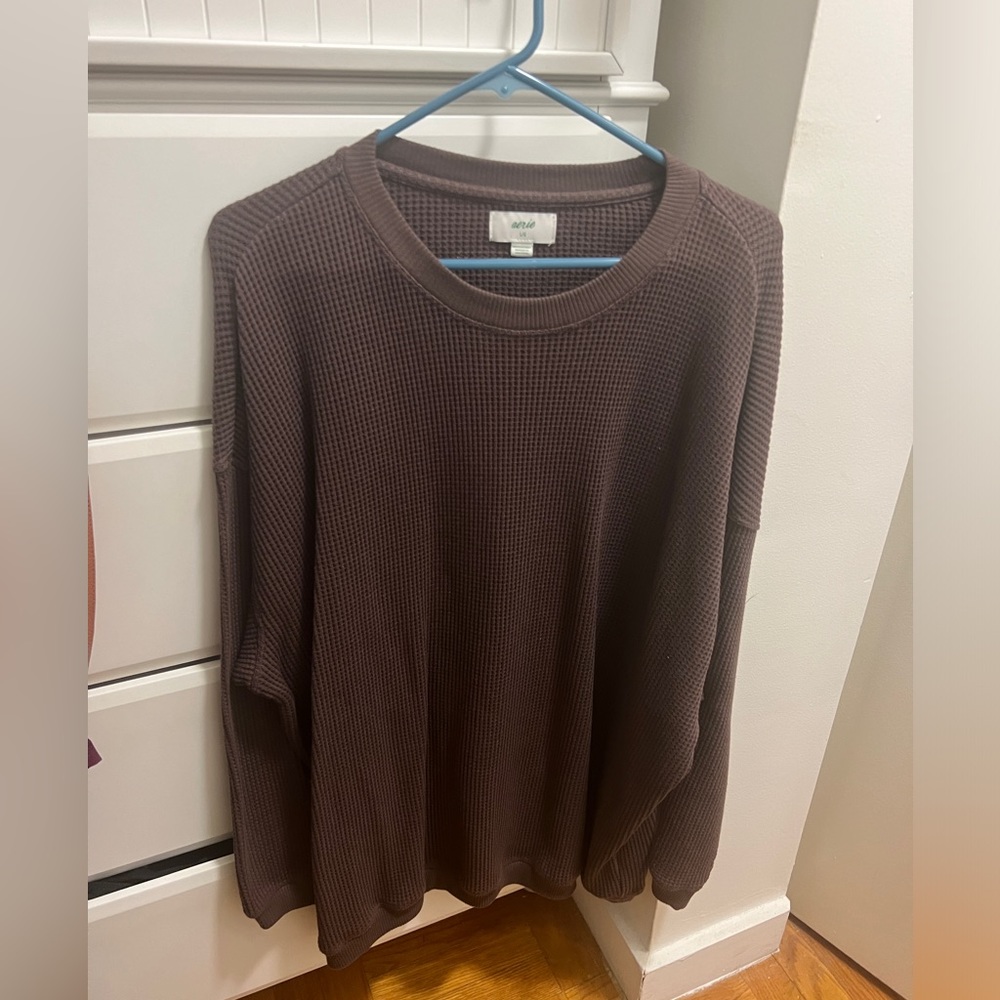aerie maroon sweater. size L. worn once